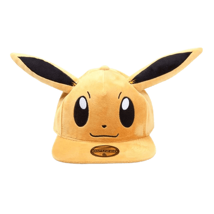 Difuzed - Pokemon - Eevee Plush Snapback Cap - The Card Vault