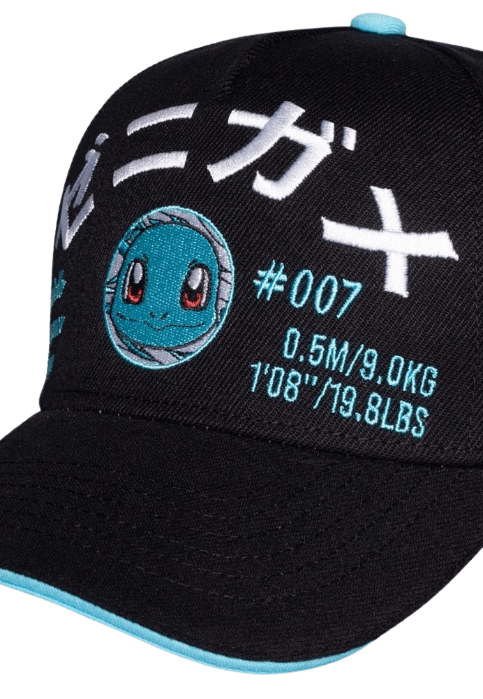 Difuzed - Pokemon - Embroidered Squirtle Adjustable Cap - The Card Vault