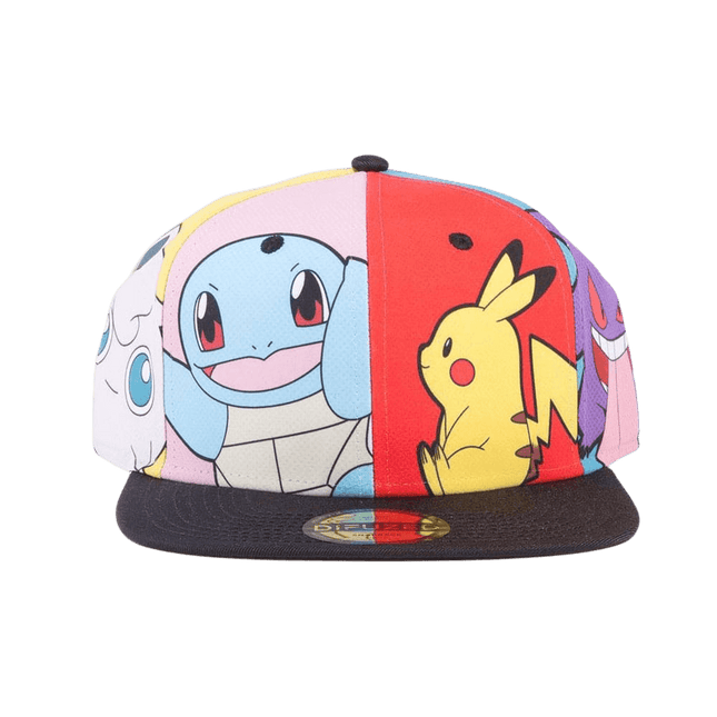 Difuzed - Pokemon - Multi Pop Art Snapback Cap - The Card Vault