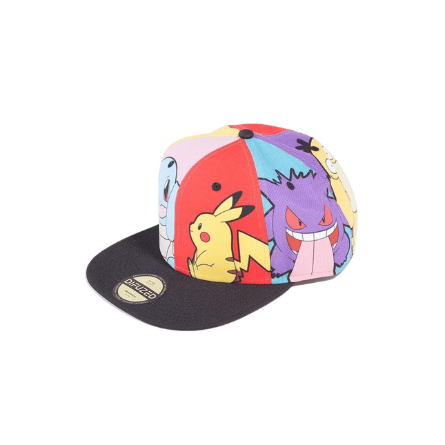 Difuzed - Pokemon - Multi Pop Art Snapback Cap - The Card Vault