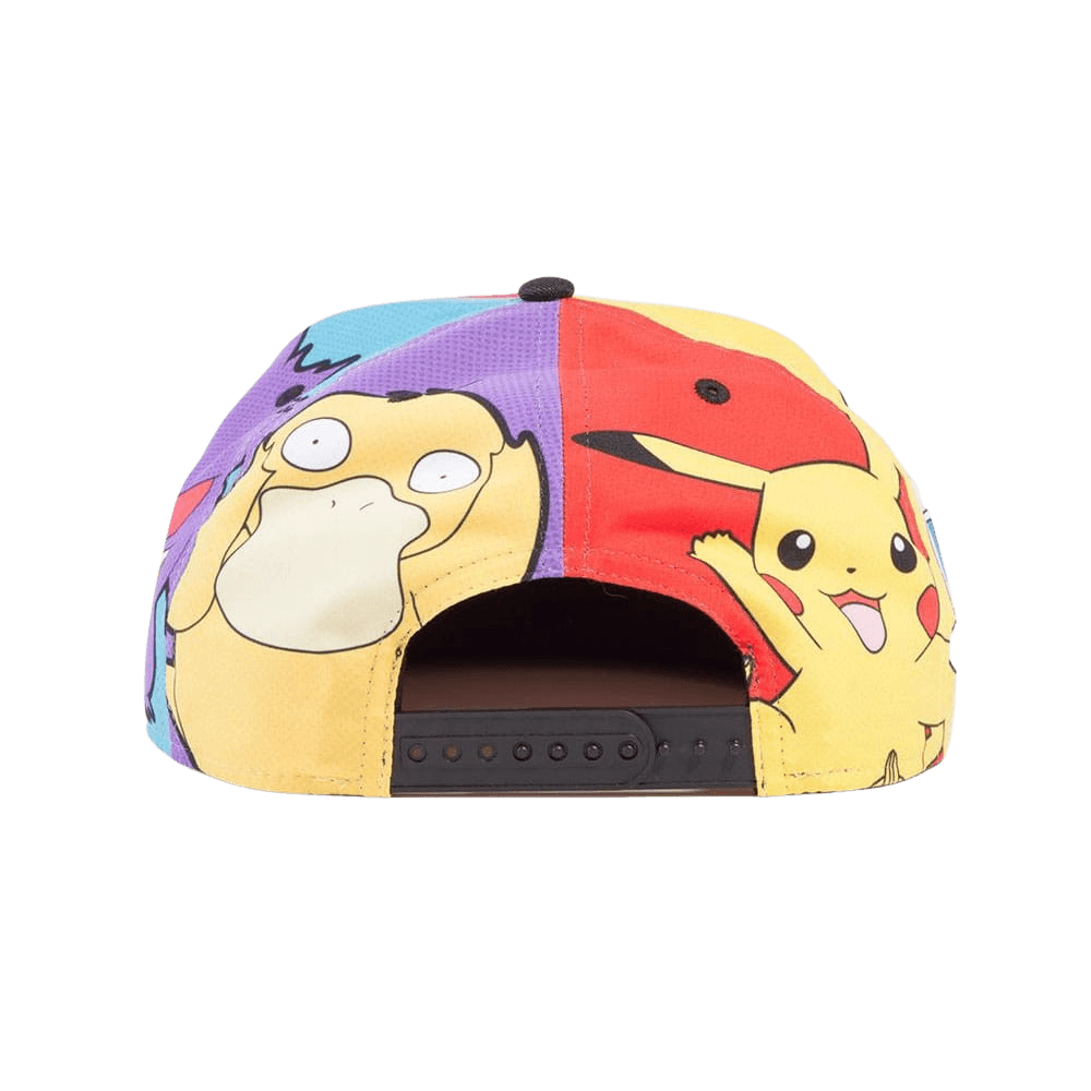 Difuzed - Pokemon - Multi Pop Art Snapback Cap - The Card Vault
