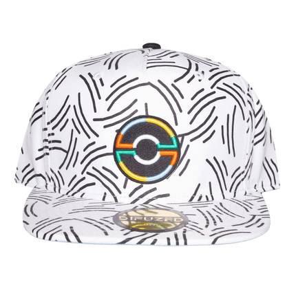 Difuzed - Pokemon - Pokeball White Snapback Cap - The Card Vault