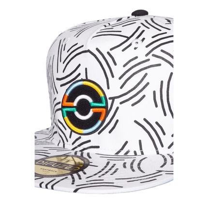 Difuzed - Pokemon - Pokeball White Snapback Cap - The Card Vault