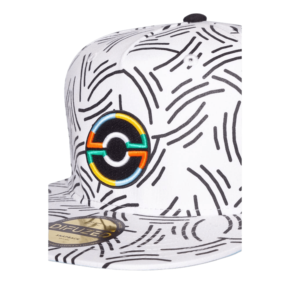 Difuzed - Pokemon - Pokeball White Snapback Cap - The Card Vault