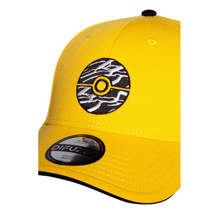 Difuzed - Pokemon - Yellow Pokeball Adjustable Cap - The Card Vault