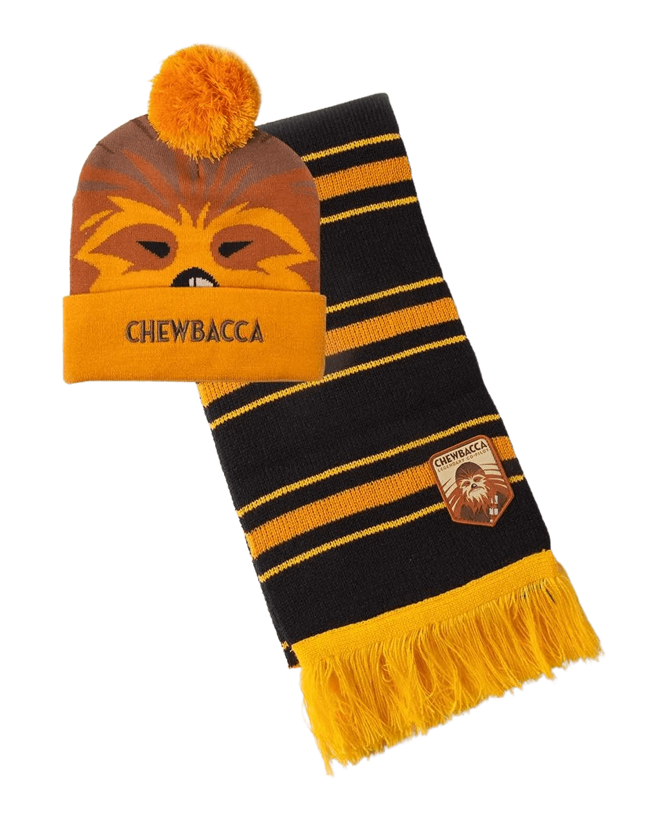 Difuzed - Star Wars - Chewbacca Beanie & Scarf Gift Set - The Card Vault