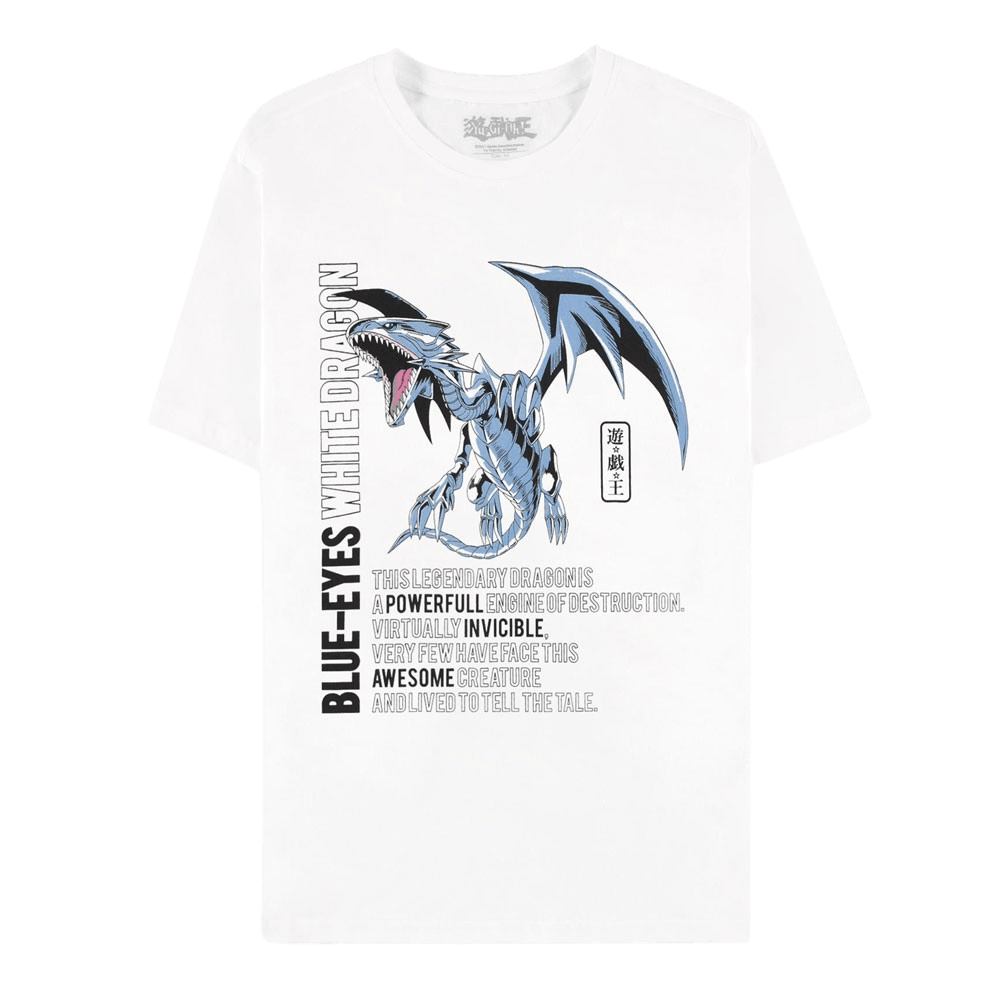 Difuzed - Yu-Gi-Oh! - Blue-Eyes White Dragon Short Sleeved T-Shirt - The Card Vault