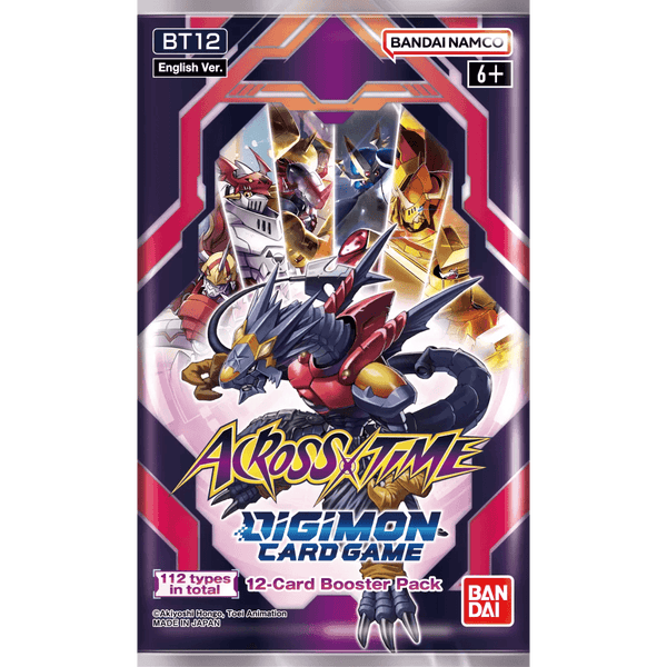 Digimon Card Game: Across Time (BT12) Booster Pack - The Card Vault