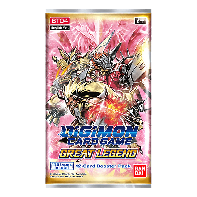 Digimon TCG | Great Legend (BT04) The Card Vault Digimon TCG | Great Legend (BT04) The Card Vault