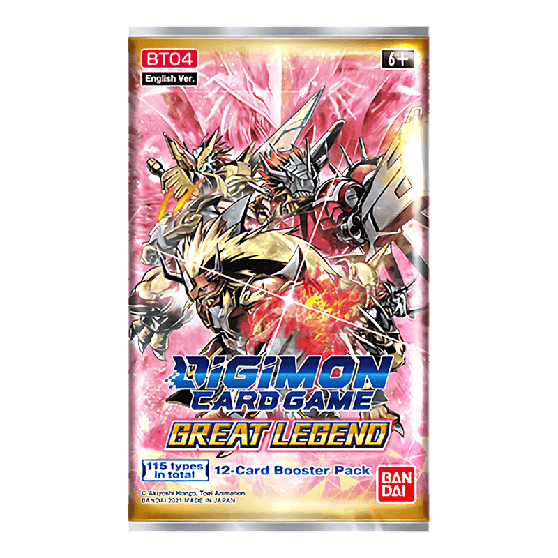 Digimon Card Game: Great Legend (BT04) Booster Box - The Card Vault