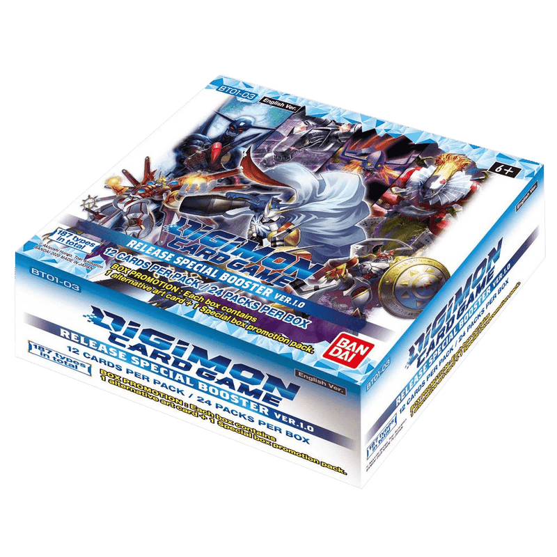 Digimon Card Game: Release Special Booster Ver.1.0 (BT01-03) Booster Box - The Card Vault