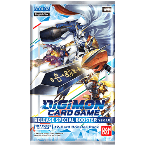 Digimon Card Game: Release Special Booster Ver.1.0 (BT01-03) Booster Pack - The Card Vault