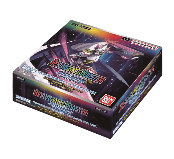 Digimon Card Game: Resurgence Booster (RB01) Booster Box - The Card Vault