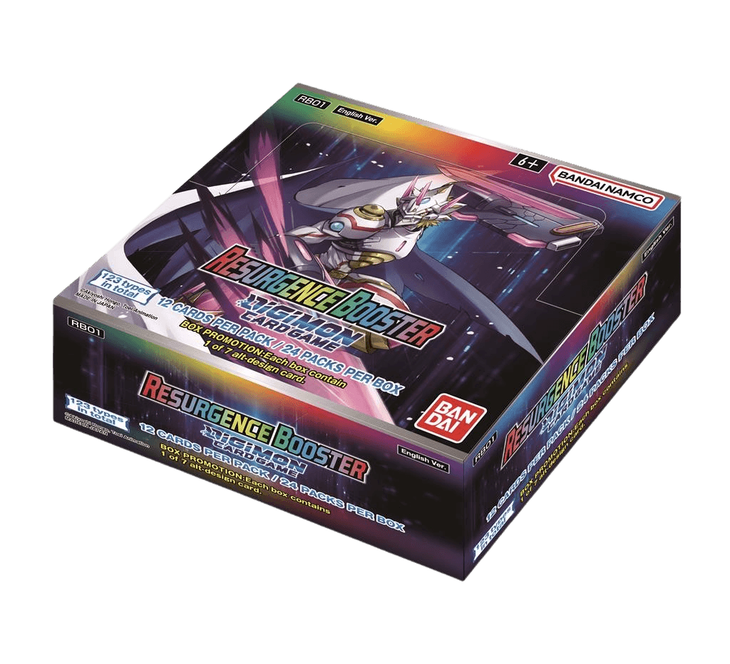 Digimon Card Game: Resurgence Booster (RB01) Display Case (12x Booster Boxes) - The Card Vault