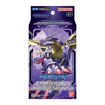 Digimon Card Game - Starter Deck - Wolf of Friendship (ST16) - The Card Vault