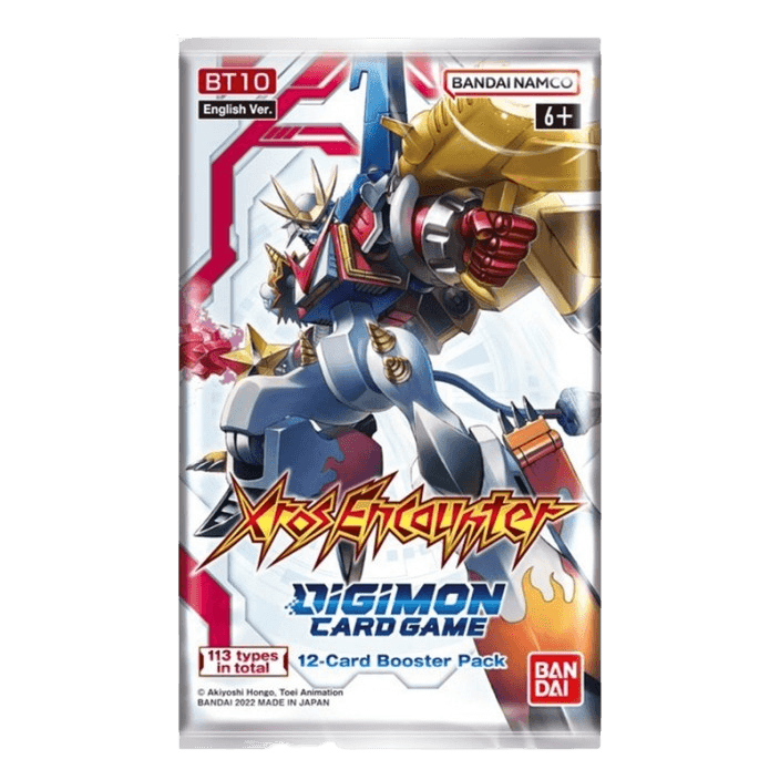Digimon Card Game: Xros Encounter (BT10) Display Case (12x Booster Boxes) - The Card Vault