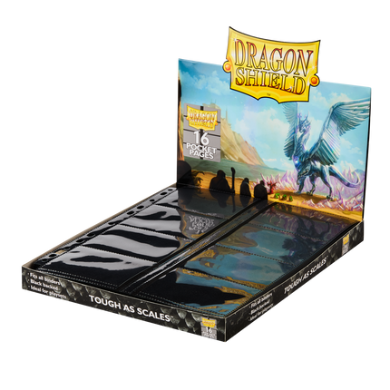 Dragon Shield - 16-Pocket Binder Pages - Standard Size - 50pk - Clear - package hero