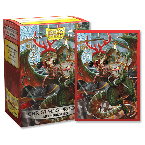 Dragon Shield - Christmas Dragon 2020 - Brushed Art Sleeves - Standard Size - 100pk (Limited Edition) - The Card Vault