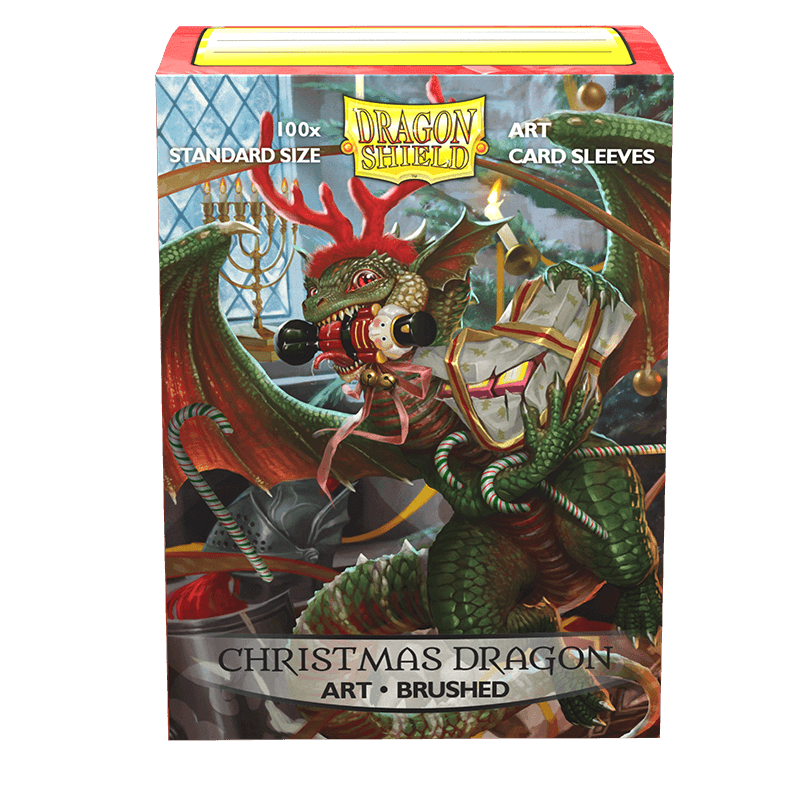 Dragon Shield - Christmas Dragon 2020 - Brushed Art Sleeves - Standard Size - 100pk (Limited Edition) - The Card Vault