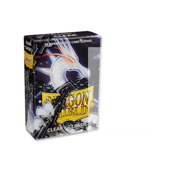 Dragon Shield - Classic Sleeves - Japanese Size - 60pk - Clear - The Card Vault