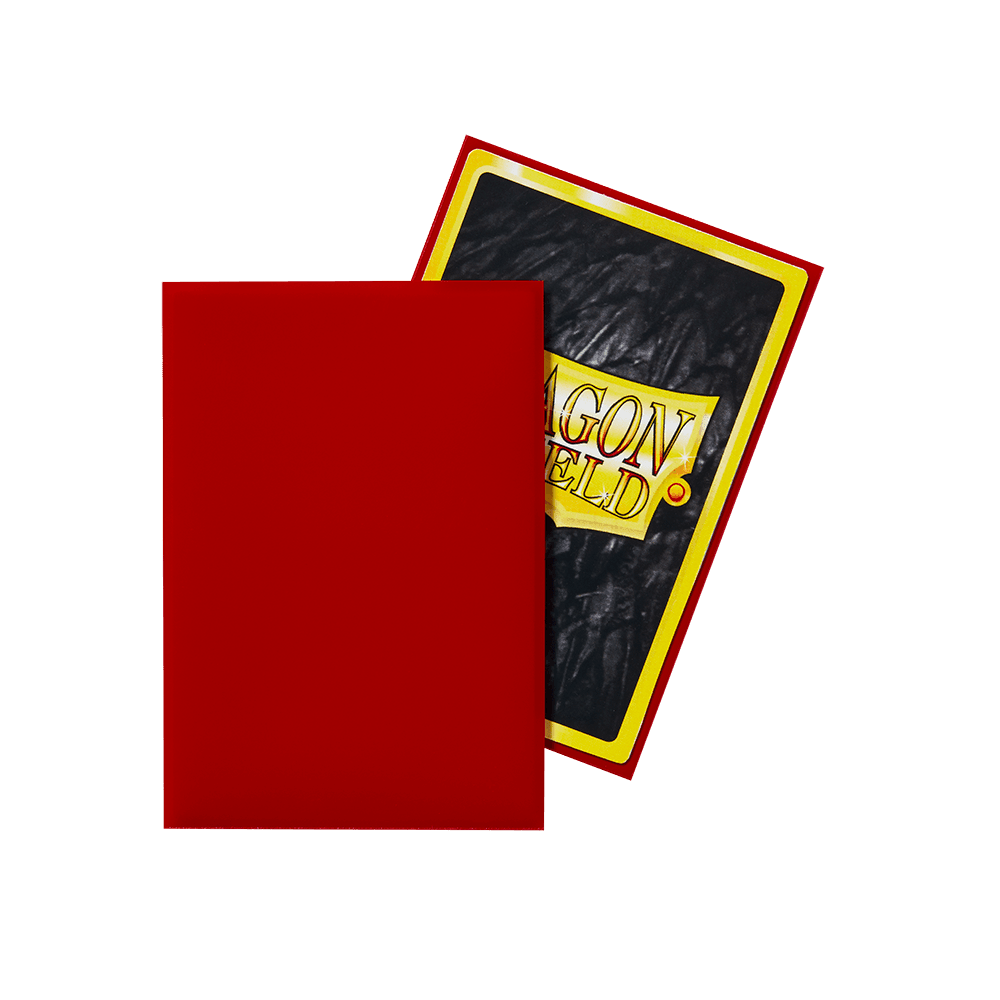 Dragon Shield - Classic Sleeves - Japanese Size - 60pk - Crimson - The Card Vault