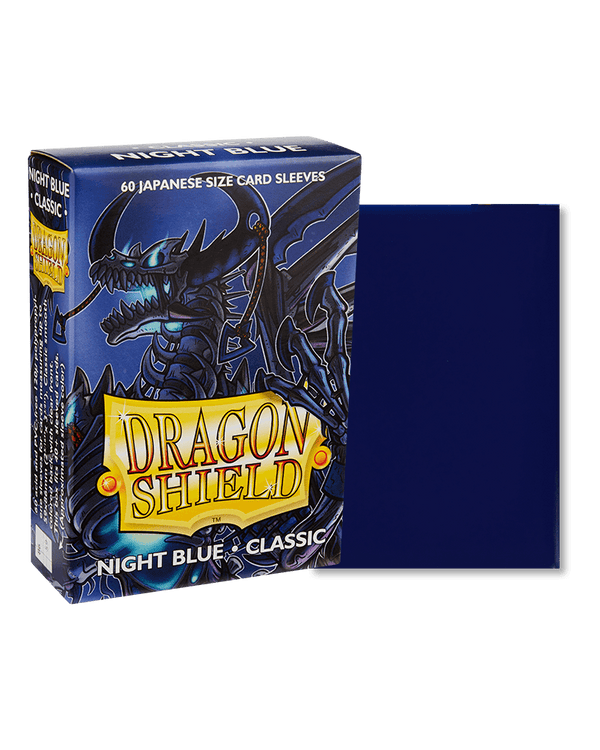Dragon Shield - Classic Sleeves - Japanese Size - 60pk - Night Blue - The Card Vault