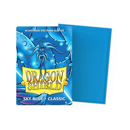 Dragon Shield - Classic Sleeves - Japanese Size - 60pk - Sky Blue - The Card Vault