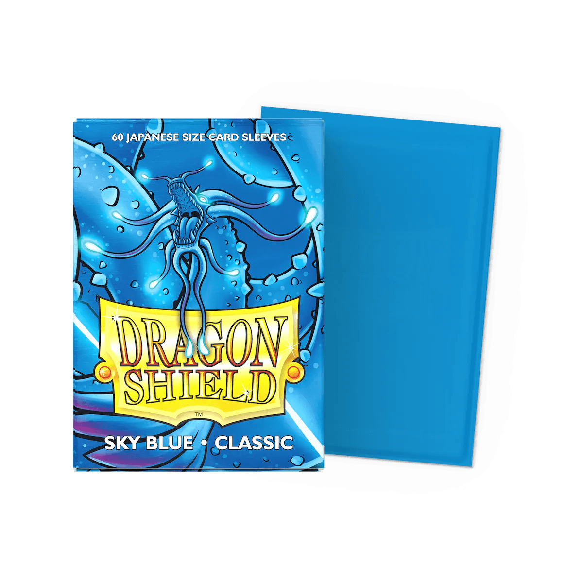 Dragon Shield - Classic Sleeves - Japanese Size - 60pk - Sky Blue - The Card Vault