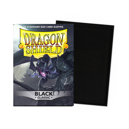 Dragon Shield - Classic Sleeves - Standard Size - 100pk - Black - product hero