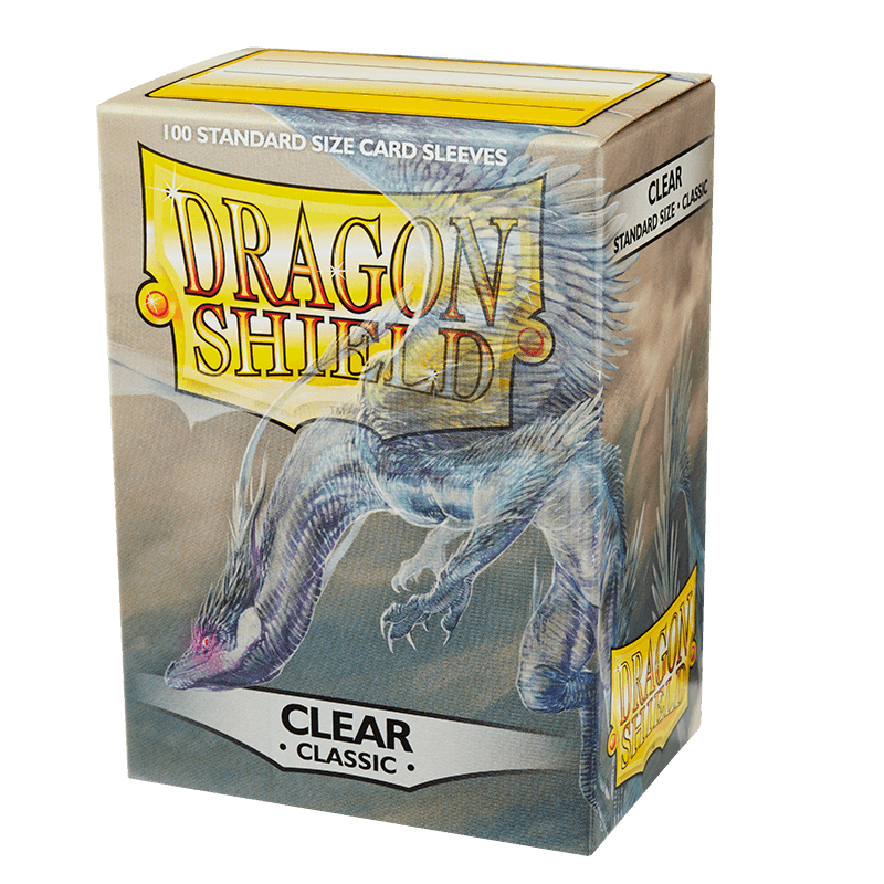 Dragon Shield - Classic Sleeves - Standard Size - 100pk - Clear - The Card Vault