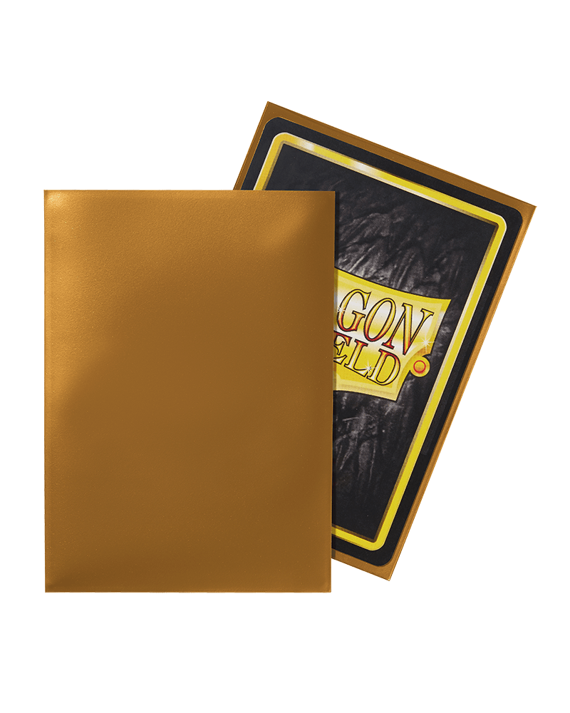 Dragon Shield - Classic Sleeves - Standard Size - 100pk - Gold - The Card Vault
