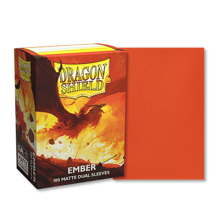 Dragon Shield - Dual Matte Sleeves - Standard Size - 100pk - Ember - The Card Vault