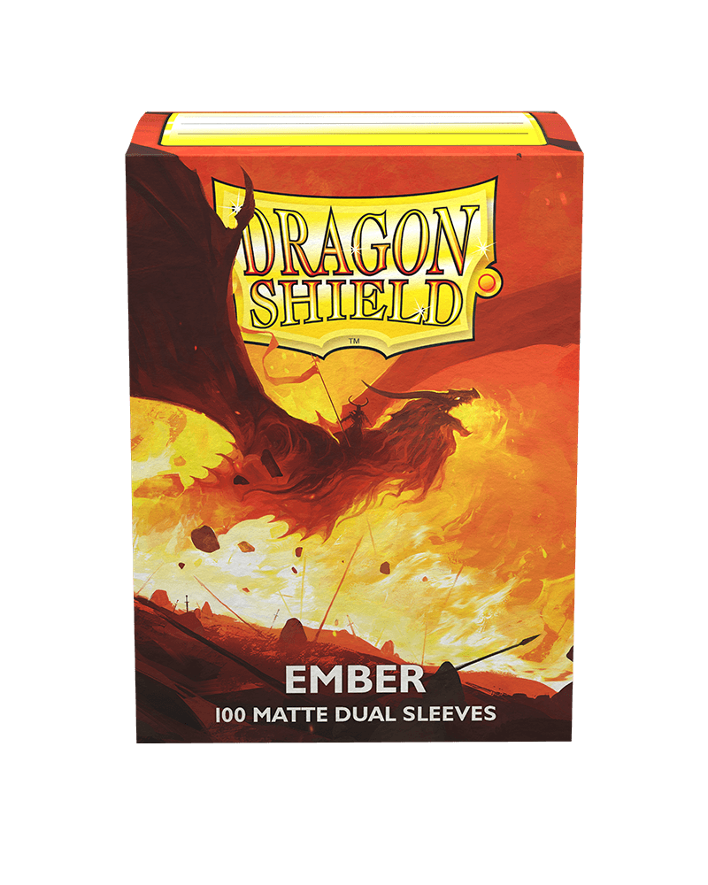 Dragon Shield - Dual Matte Sleeves - Standard Size - 100pk - Ember - The Card Vault