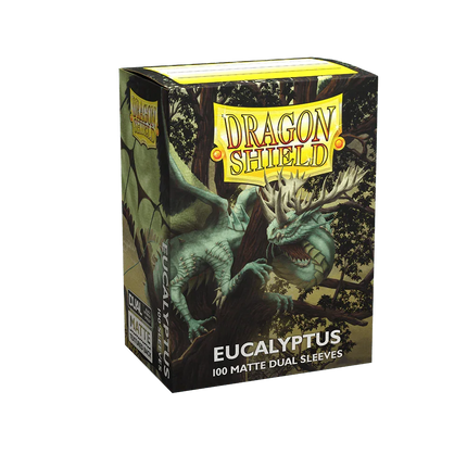Dragon Shield - Dual Matte Sleeves - Standard Size - 100pk - Eucalyptus - The Card Vault