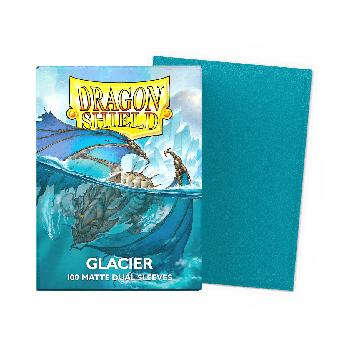 Dragon Shield - Dual Matte Sleeves - Standard Size - 100pk - Glacier Miniom - The Card Vault
