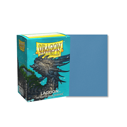 Dragon Shield - Dual Matte Sleeves - Standard Size - 100pk - Lagoon - The Card Vault