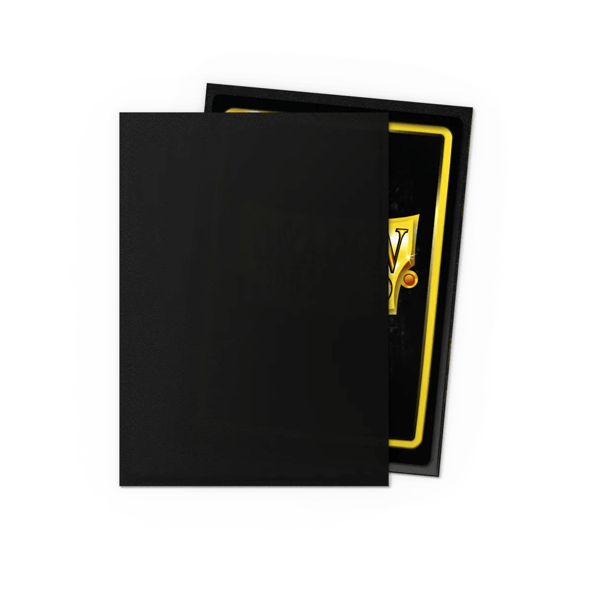 Dragon Shield - Dual Matte Sleeves - Standard Size - 100pk - Non-Glare Black - The Card Vault