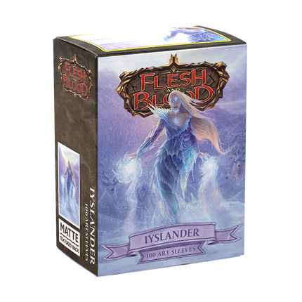 Dragon Shield - Flesh and Blood - Iyslander: Elemental Wizard - Matte Art Sleeves - Standard Size - 100pk - package hero
