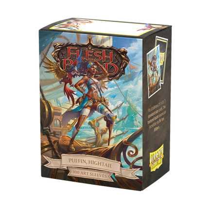 Dragon Shield - Flesh and Blood - Puffin: Hightail - Matte Art Sleeves - Standard Size - 100pk - package hero