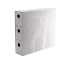 Dragon Shield - Fortress - 3-Card Drawers Vertical - White - product hero