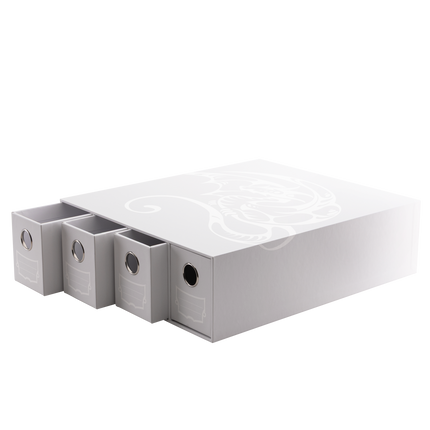 Dragon Shield - Fortress - 4-Card Drawers Horizontal - White - product detail