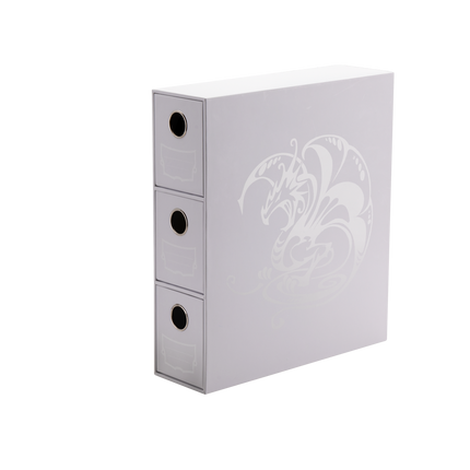 Dragon Shield - Fortress Card Drawers - Vertical 3-Drawer - White - product hero