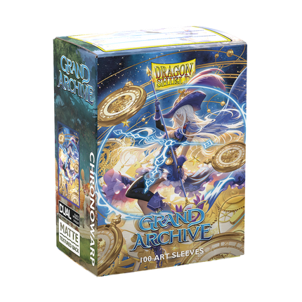 Dragon Shield - Grand Archive - Chronowarp - Matte Dual Art Sleeves: - Matte Dual Art Sleeves - Standard Size - 100pk - product hero