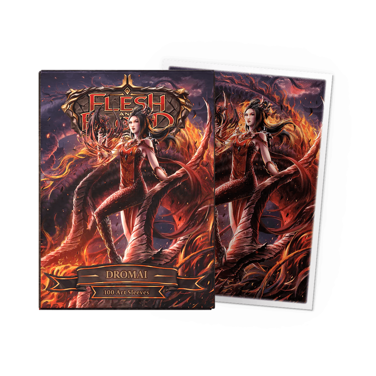 Dragon Shield - Matte Art - Flesh and Blood - Standard Size - 100pk - Dromai - The Card Vault