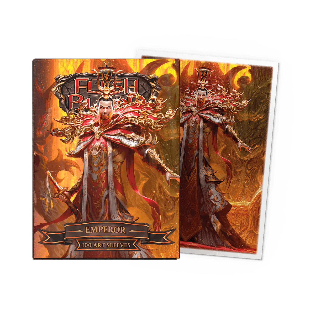 Dragon Shield - Matte Art - Flesh and Blood - Standard Size - 100pk - Emperor - The Card Vault