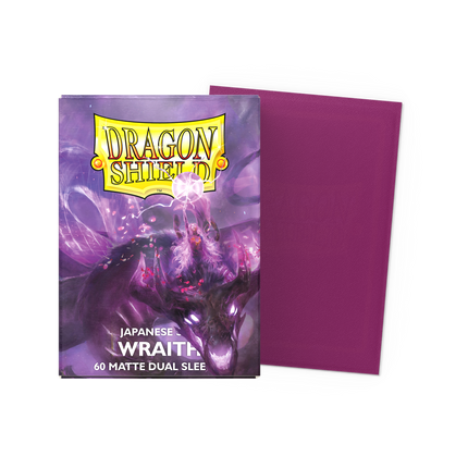Dragon Shield - Wraith Matte Dual Sleeves - Japanese Size - 60pk - product hero