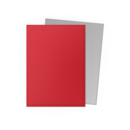 Dragon Shield - Matte Dual Sleeves - Standard Size - 100pk - Crimson & Silver - product detail