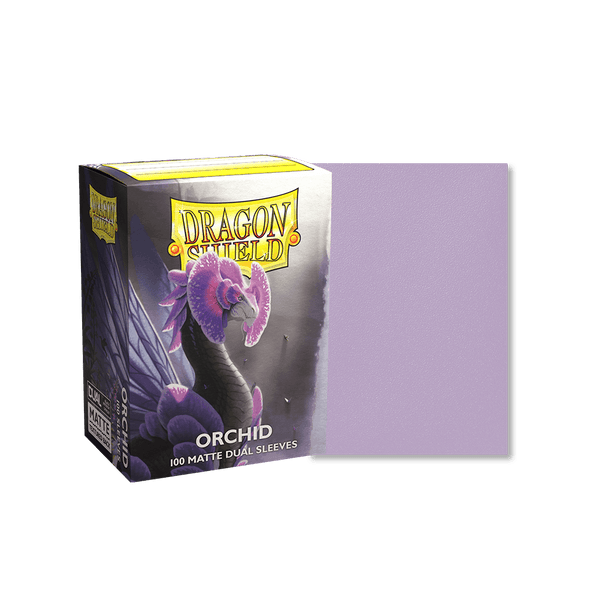 Dragon Shield - Matte Dual Sleeves - Standard Size - 100pk - Orchid - The Card Vault
