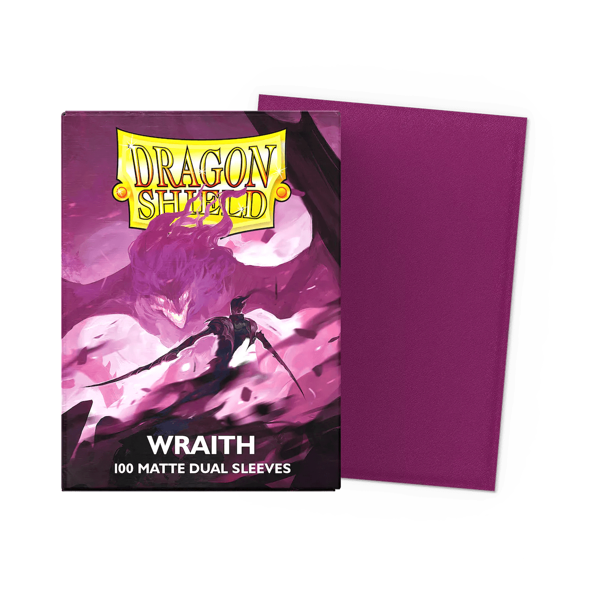 Dragon Shield - Matte Dual Sleeves - Standard Size - 100pk - Wraith - The Card Vault