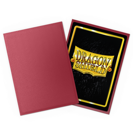 Dragon Shield - Matte Non-Glare Sleeves - Standard Size - 100pk - Blood Red - product detail